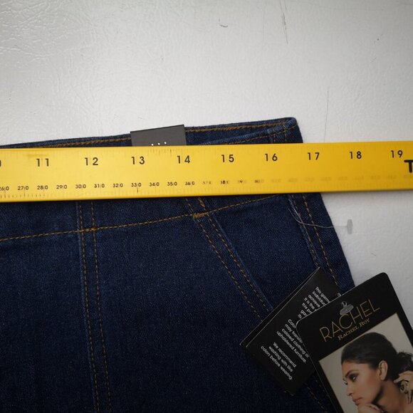 NWT Rachel Roy Awesome Ladies Size 12/31 Hight Rise Dark Wash 26" Straight Pants - Picture 13 of 16